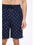 Çapa Desenli Lacivert Erkek Kısa Havuz ve Deniz Şortu 5045 1