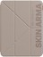 iPad Air 11 2025 M3 Kılıf Skinarma Kabartma Baskı 360 Tam Koruma Arkası Şeffaf Standlı Gamma Gold 1