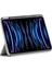iPad Air 11 2025 M3 Kılıf Wiwu 360 Derece Dönebilen Standlı Magnetik Koruyucu Tablet Kılıfı Gri 2