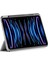 iPad Air 13 2025 Kılıf Wiwu 360 Dönebilen Standlı Magnetik Koruyucu Tablet Kılıfı Gri 2
