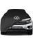 Volkswagen Tiguan 2 (2016 - 2020) Siyah Kumaş Araba Branda Logolu Kumaş Araba Brandası Penye Oto Branda 1