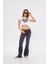 Kadin Straight Comfort Koyu Antrasit Fit Jean 1