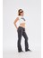 Kadin Straight Comfort Koyu Antrasit Fit Jean 3