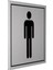 10X10 cm Sembol Bay Wc Pvc Tabela (İZ-552050) 1