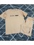 Düz Renk Tshirt & Şort Yan Cepli Kordon Ayarlamalı Ter Tutmayan Mevsimlik Takım 4