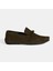 Calandra Haki Erkek Bağcık Detaylı Slip-On Süet Loafer 1