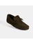 Calandra Haki Erkek Bağcık Detaylı Slip-On Süet Loafer 5