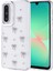Galaxy A26 Kılıf Airbag Tasarımlı Simli Şeffaf Zore Kutup Kapak - Kiraz 2