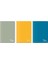 Colors Ofis Serisi, A5 60 Yaprak Çizgisiz Karton Kapaklı Defter 3'lü Paket, Mavi, Gri, Sarı 2