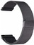 Gear S2 (20MM) Uyumlu Krd-12 Metal Kordon - SIYAH-8682314004336-OTNV36061 1