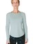 Breathe Easy Long Sleeve Top Kadın Mavi Koşu Tişört 1