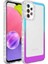 Galaxy A23 Kılıf Simli ve Renk Geçiş Tasarımlı Lens Korumalı Zore Park KAPAK-MAVI-MOR-8680436620540- 1