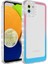 Galaxy A03 Kılıf Simli ve Renk Geçiş Tasarımlı Lens Korumalı Zore Park KAPAK-PEMBE-MAVI-868043662113 1