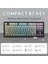 Attack Shark M87 Prov2 White Switch Mekanik Rgb Triplemode E-Sports Profesyonel Gaming Oyuncu Klavye 3