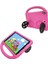 iPad 10.2 8.Nesil Uyumlu Wheel Car Tekerlek Standlı Tablet Eva Silikon Kılıf-Yeşil 2
