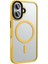 Apple iPhone 16 Kılıf Mat Arka Yüzey Wireless Şarj Özellikli Zore Flet Magsafe KAPAK-MAVI-8680436799 2