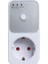 Otomatik Voltaj Koruyucu Soket 170-260V Voltaj Koruyucu Güvenli Koruyucu 5-6 Dakika Gecikmeli Soket Anahtarı Ab Fişi (Yurt Dışından) 1