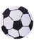 Puan Işlemeli Futbol Sequins Patch Paillette Aplike Tersinir Renk Siyah Beyaz 18CM (Yurt Dışından) 2