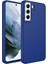 Galaxy S21 Fe Kılıf Metal Çerçeve ve Buton Tasarımlı Silikon Zore Luna KAPAK-LACIVERT-8680436632932- 1