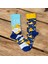 Sağ Sol Farklı Astronot - Van Gogh Desenli 2li Çorap Set 5