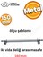 160 mm Metal Beyaz Krom Çekmece Kulpları Mutfak Dolap Mobilya Kulpu 1 Adet ( 16 cm ) = 160 mm 2