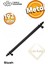 192 mm Metal Mat Siyah Çekmece Kulpları Mutfak Dolap Mobilya Kulpu 1 Adet ( 19.2 cm ) = 192 mm 1