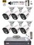 6 Kamera Sesli Gece Renkli Güvenlik Kamerası Full Hd-Su Geçirmez Güvenlik Kamerası Seti 1tb 2