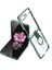 Galaxy Z Flip 6 Kılıf Zore Yüzüklü Kıpta Kapak-Koyu YEŞIL-8680436805114-OTNV107712 1