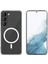 Galaxy S22 Plus Kılıf Magsafe Şarj Özellikli Şeffaf Sert Pc Zore Embos KAPAK-RENKSIZ-8680436672167-O 3