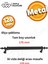 128 mm Metal Mat Siyah Çekmece Kulpları Mutfak Dolap Mobilya Kulpu 1 Adet ( 12.8 cm ) = 128 mm 3