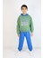 Erkek Çocuk 2'li Takım Oversize Kapşonlu Sweatshirt-Beli Lastikli Alt Eşofman Takımı 2