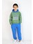 Erkek Çocuk 2'li Takım Oversize Kapşonlu Sweatshirt-Beli Lastikli Alt Eşofman Takımı 1