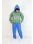 Erkek Çocuk 2'li Takım Oversize Kapşonlu Sweatshirt-Beli Lastikli Alt Eşofman Takımı 3