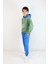 Erkek Çocuk 2'li Takım Oversize Kapşonlu Sweatshirt-Beli Lastikli Alt Eşofman Takımı 5