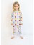 Kız Çocuk Baskılı Ince Basic Pijama Takımı 2
