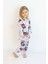 Kız Çocuk Baskılı Ince Basic Pijama Takımı 5