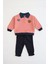 Erkek Bebek&çocuk Iki Iplik Kumaş Orta Kalınlıkta Polo Yaka Örme Basic Alt Üst Eşofman Takımı 1