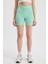 2190 Fitilli Kısa Tayt Su Yeşili 2