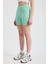 2190 Fitilli Kısa Tayt Su Yeşili 4