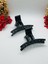 Siyah Mandal Toka 6 cm Günlük Kullanışlı Şık Orta Boy (2 Adet) 5