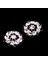 5 Adet Rhinestone Kristal Yuvarlak Şaft Düğmeleri Siyah ve Gümüş Dikiş (Yurt Dışından) 4