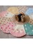 80PCS Çiçek Boş Kağıt Kapitone Şablonu Ingilizce Kağıt Patchwork 56MM/71MM (Yurt Dışından) 2