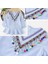 1 Yard Etnik Tarzı Trim Şerit Pom Pom Püskül Topu Saçak Aplike 2 cm Genişlik (Yurt Dışından) 5