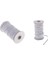 2x 6mm Düz Elastik Halat Streç Kablo Bant Teyp Kemeri Dikiş Trim Dizesi Örgülü 2 Grools Beyaz 6mm (Yurt Dışından) 1