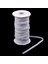 2x 6mm Düz Elastik Halat Streç Kablo Bant Teyp Kemeri Dikiş Trim Dizesi Örgülü 2 Grools Beyaz 6mm (Yurt Dışından) 4