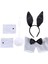 Head Band Bow Tie Bileklik Kuyruk Başlık Dekoratif Bowtie Tavşan Kostümü (Yurt Dışından) 3