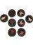 8pcs Nakış Kumaş Aplike Dekoratif Yamalar El Sanatları Giysileri Çok Molor Kuşlar ve Çiçek 6.2cm (Yurt Dışından) 1