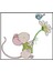 Sevimli Çiçek Mouse Kuş Çapraz Dikiş Kiti Önceden Baskılı Işi Ev Dekoru 14CT (Yurt Dışından) 1