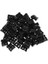 50PCS Plastik Çift Delikli Dize Kablosu Kilidi Bragtring Stop End Yay Düğmesi (Yurt Dışından) 4