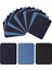 18 Adet Denim Yamalar Dıy Demir Üzerinde Denim Yamalar Jeans Giyim Için 12.5x9.5 cm (Yurt Dışından) 4